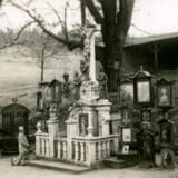 Pohlednice s kalvárií, okolo 1934 (soukromá sbírka, Liberec)
