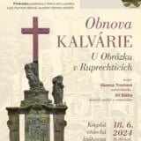 Pozvánka na besedu oo obnově kalvárie v Krajské knihovně v Liberci (18. června 2024)