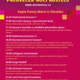 Program Noci kostelů v kostele U Obrázku (čtvrtek 28. května 2026)